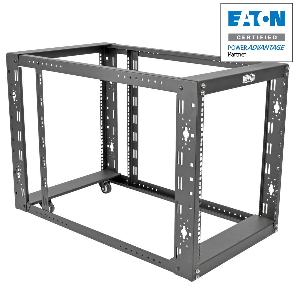12U Server Rack - Standard-Depth 4-Post Open Frame Rack | TecIsoft SR12UBEXPNDKD
