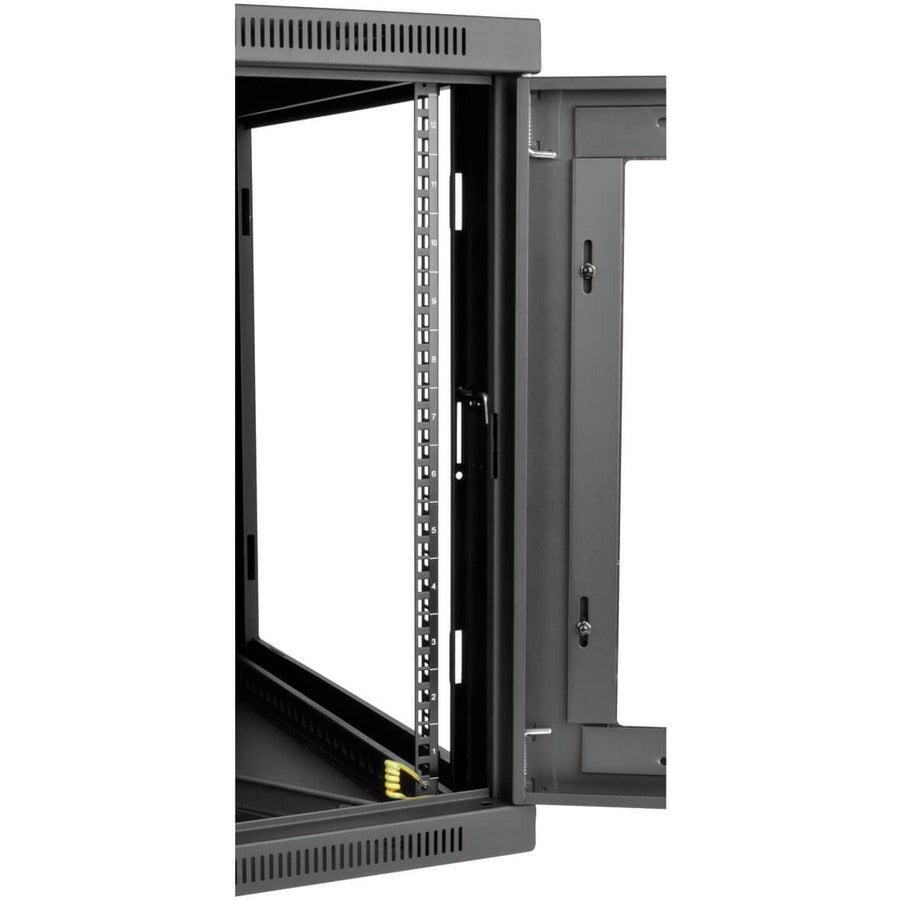 12U Server Rack Wall Mount - SmartRack Enclosure with Hinged Back | Tripp Lite SRW12US33G