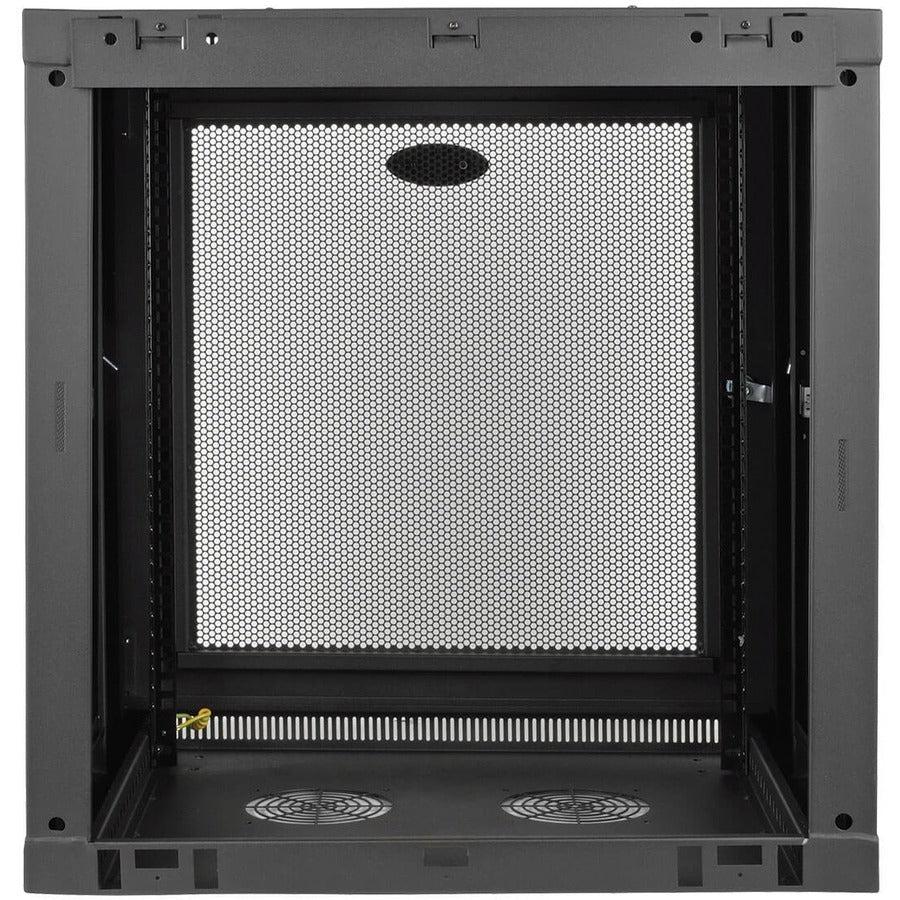 12U Wall-Mount Rack Enclosure - Low-Profile Switch-Depth Cabinet | TecISoft SRW12U