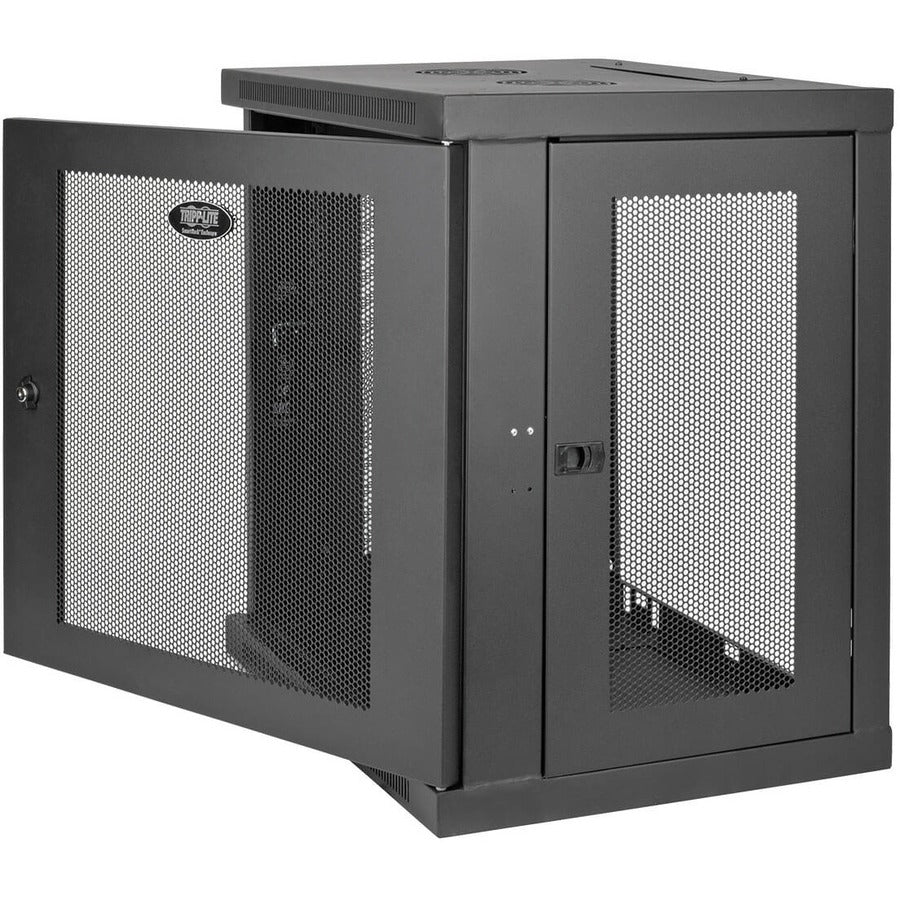 12U Wall-Mount Rack Enclosure - Low-Profile Switch-Depth Cabinet | TecISoft SRW12U