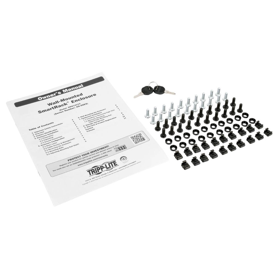 12U Wall Mount Rack - Patch Depth Network Cabinet | Tripp Lite SmartRack SRW12U13G