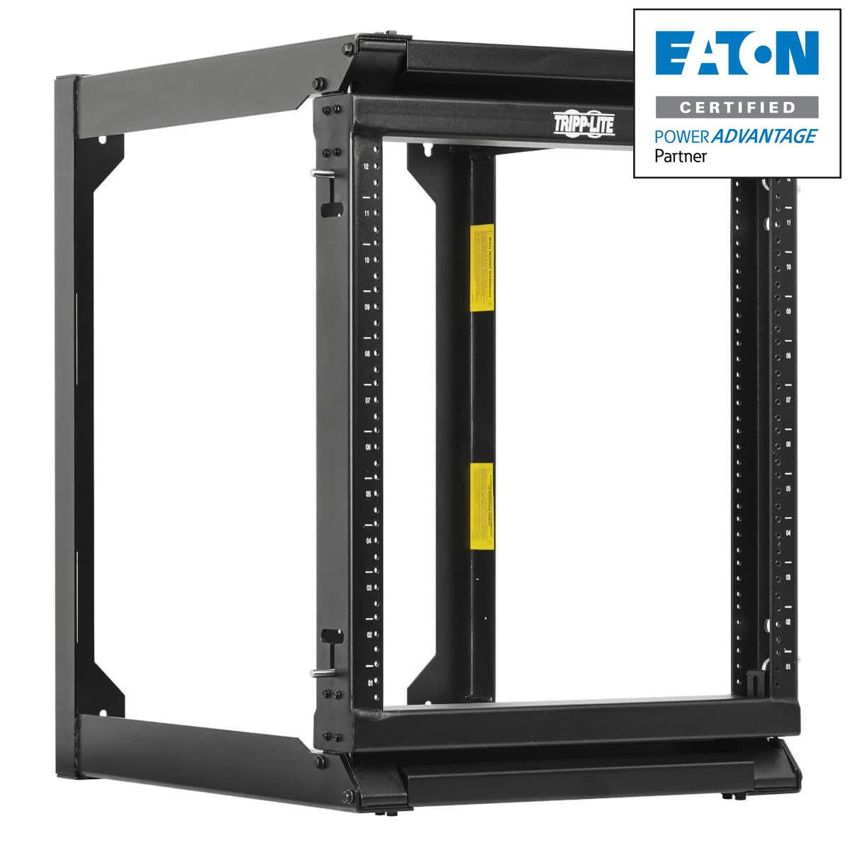 12U Wall Mount Server Rack - Heavy Duty Open Frame Rack | Tripp Lite SmartRack SRWO12US2