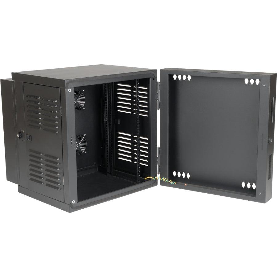 12U Wall Mount Server Rack - IP54 Switch Depth for Harsh Environments | Tripp Lite SRWX12USNEMA