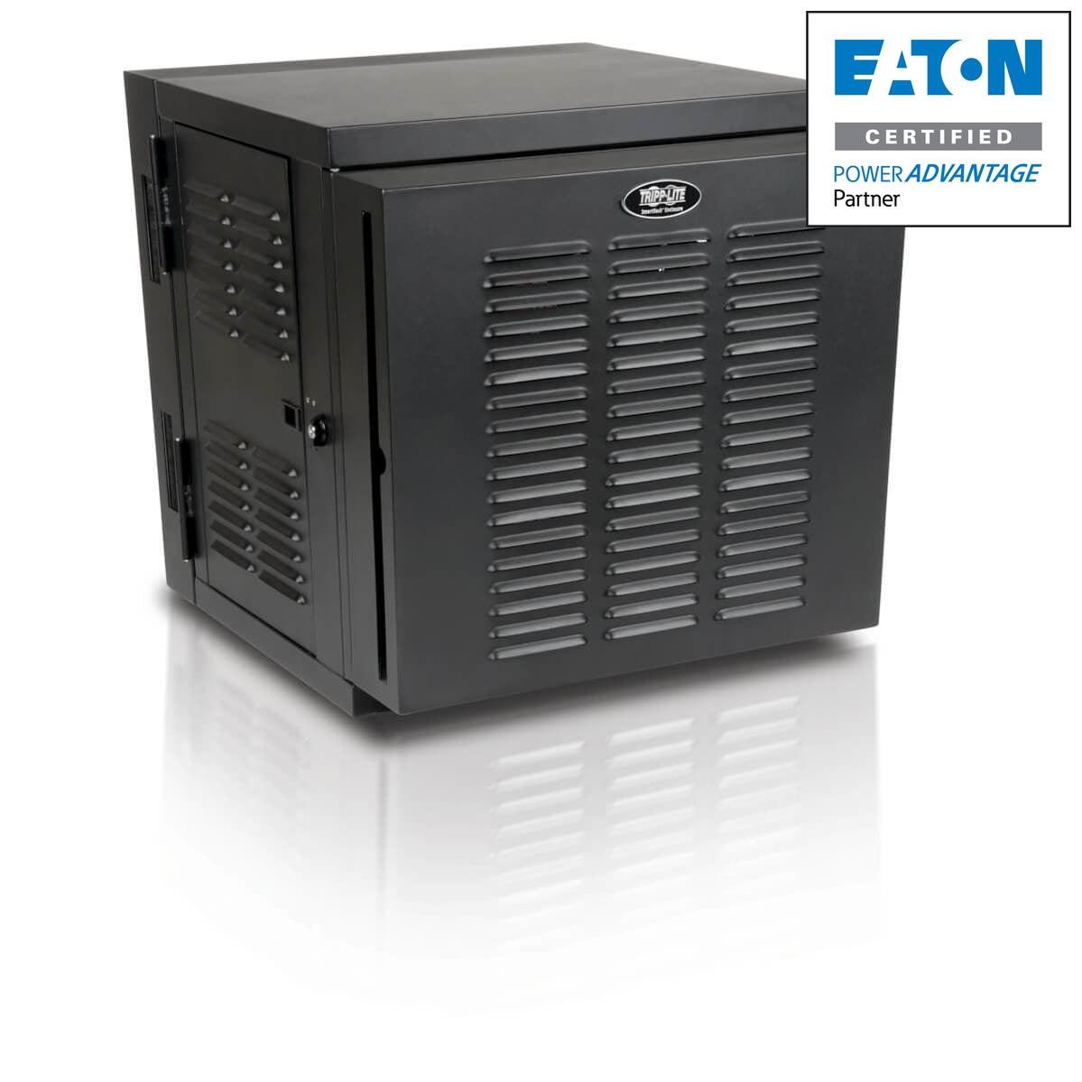 12U Wall Mount Server Rack - IP54 Switch Depth for Harsh Environments | Tripp Lite SRWX12USNEMA
