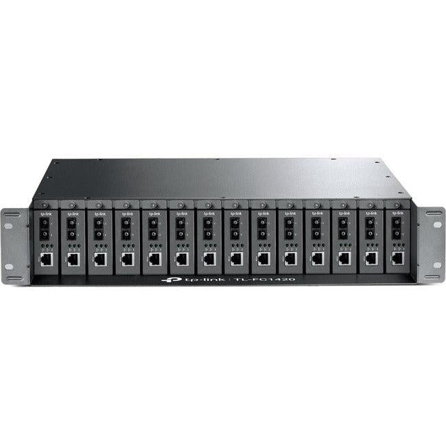 14-Slot Rackmount Chassis - Media Converter Chassis | TP-Link TL-FC1420