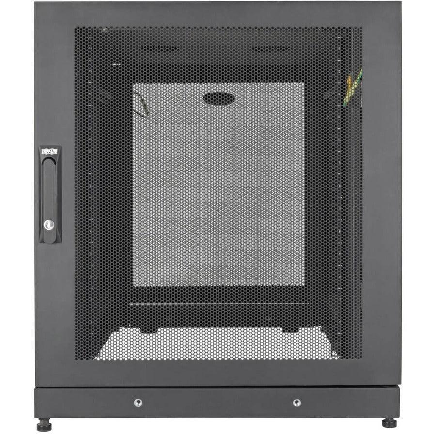 14U Server Rack Enclosure - Extra Deep SmartRack with Doors | TecISoft SR14UBDP