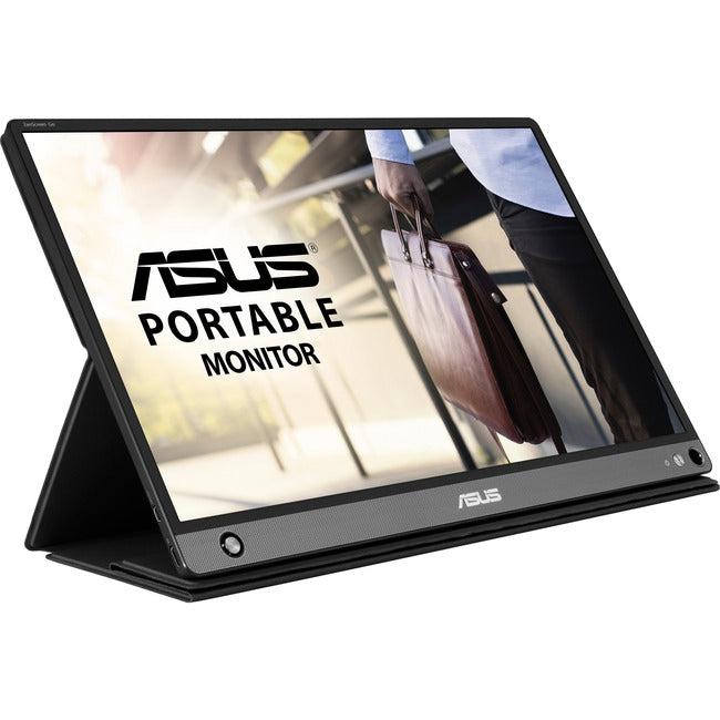 Asus ZenScreen GO MB16AHP 16 Class Full HD LCD Monitor - 16:9 - Black