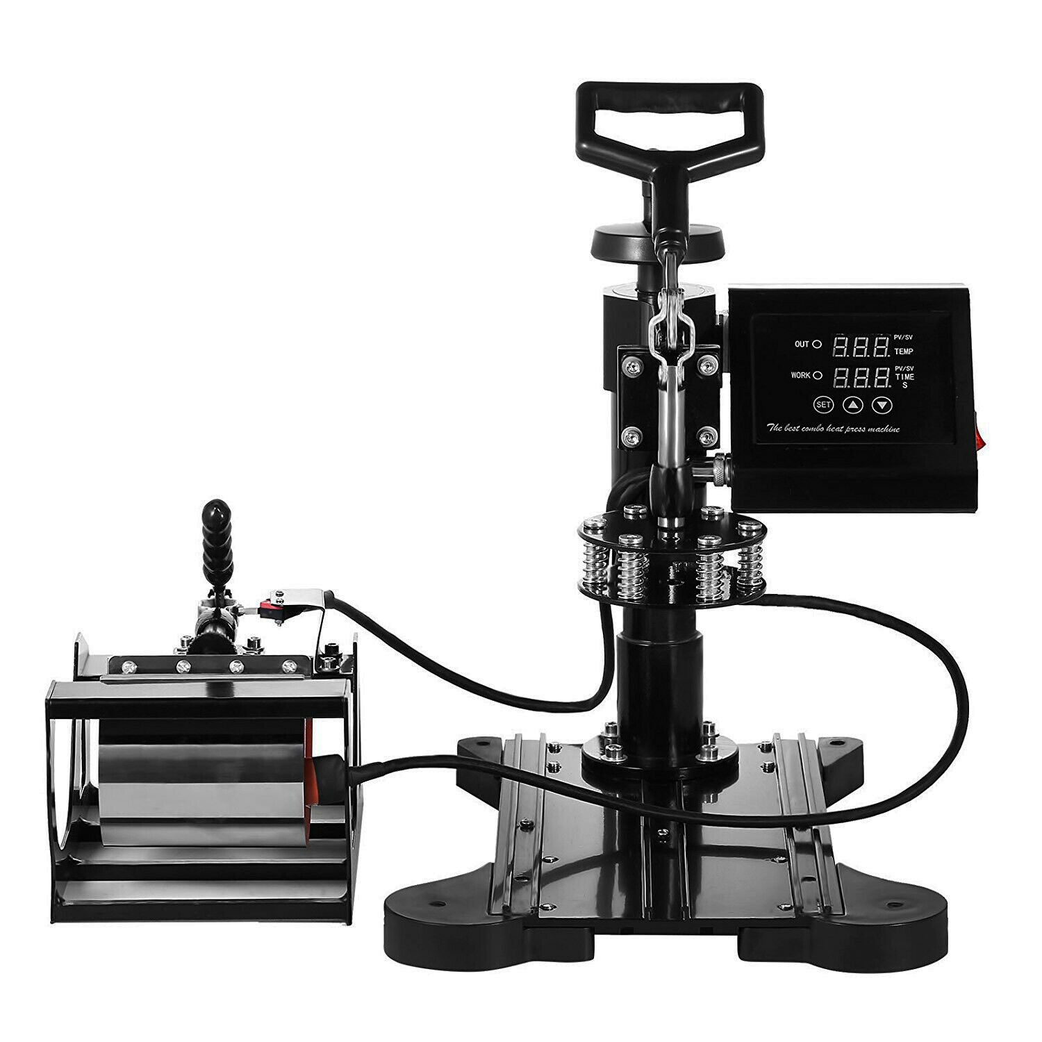 15"X15" 8 In 1 Heat Press Machine Digital Transfer Sublimation T-Shirt Mug Hat