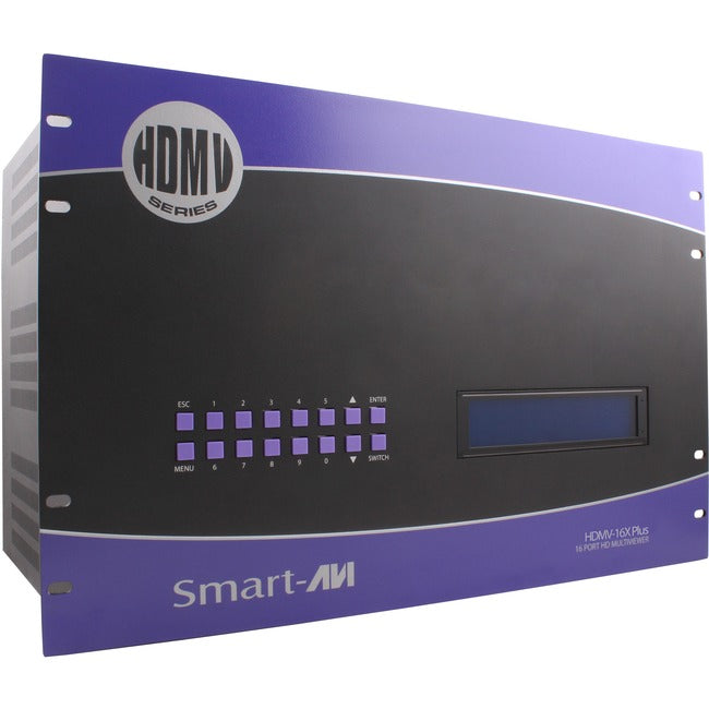 16 Port HDMI KVM Switch - Smart-AVI SM-HDMV16X-PLUS Multiviewer with USB 2.0 and Audio Support | TecISoft