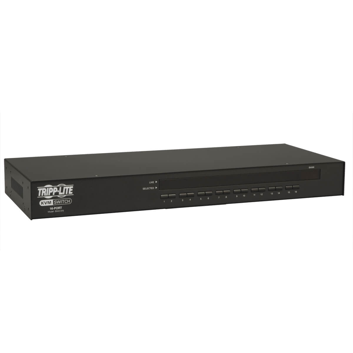16 Port KVM Switch Rackmount 1U Server Management - USB PS2 On-Screen Display | Tripp Lite B042-016