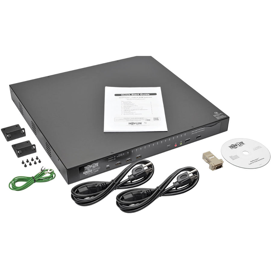 16-Port KVM over IP Switch - Virtual Media Enterprise Server Management | Tripp Lite B064-016-04-IPG