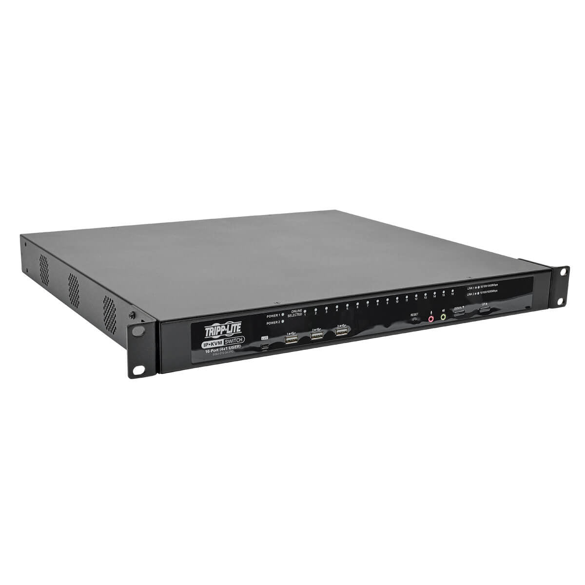 16-Port KVM over IP Switch - Virtual Media Enterprise Server Management | Tripp Lite B064-016-04-IPG