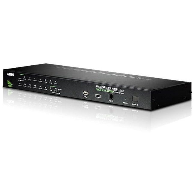 16-Port PS/2 USB VGA KVM Switch Daisy-Chain - ATEN CS1716A | TecSoft