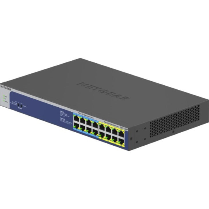 16-Port PoE++ Gigabit Unmanaged Switch - High-Power Ethernet | Netgear GS516UP-100NAS