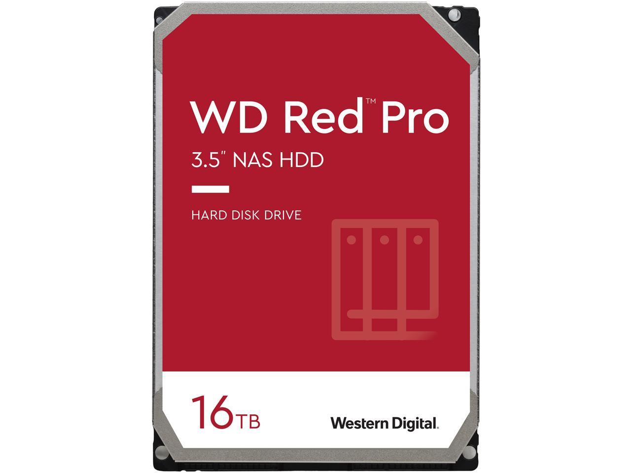 16TB WD Red Pro NAS Hard Drive | Western Digital WD161KFGX