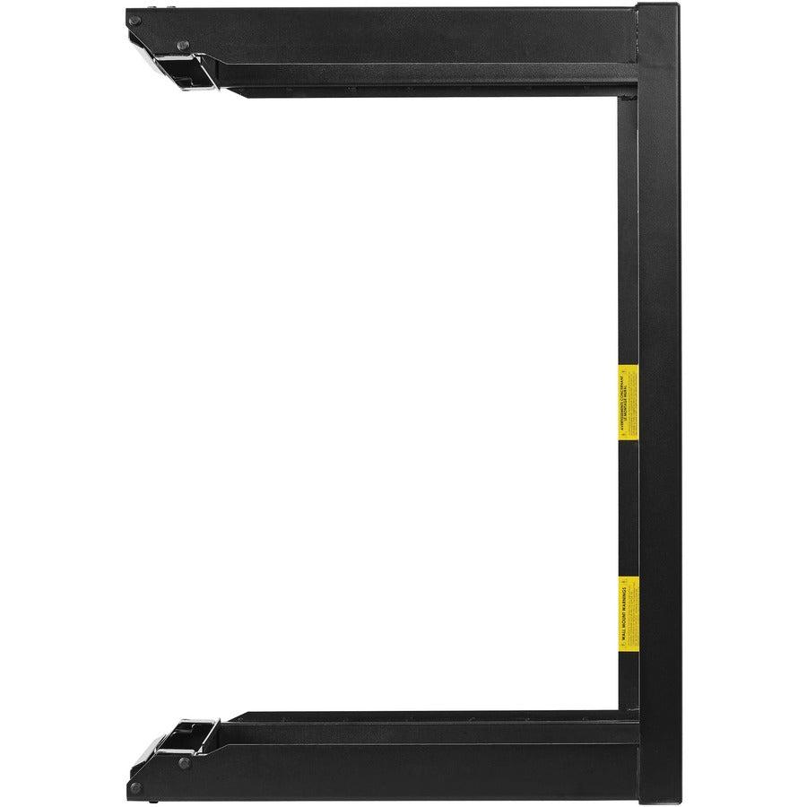 16U 2-Post Open Frame Rack - Heavy Duty Wall Mount | Tecisoft SRWO16US