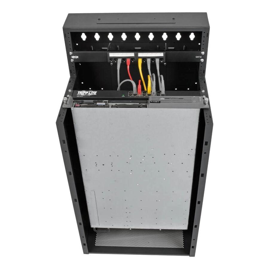 16U Server Rack Enclosure - Vertical Wall Mount Cabinet | Tripp Lite SRWF16U38
