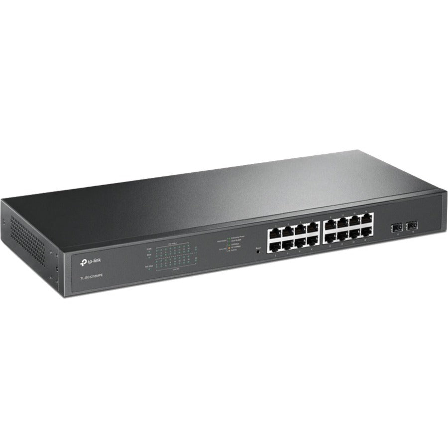 18-Port Gigabit Easy Smart Switch - 16-Port PoE+ 250W | TecISoft TL-SG1218MPE