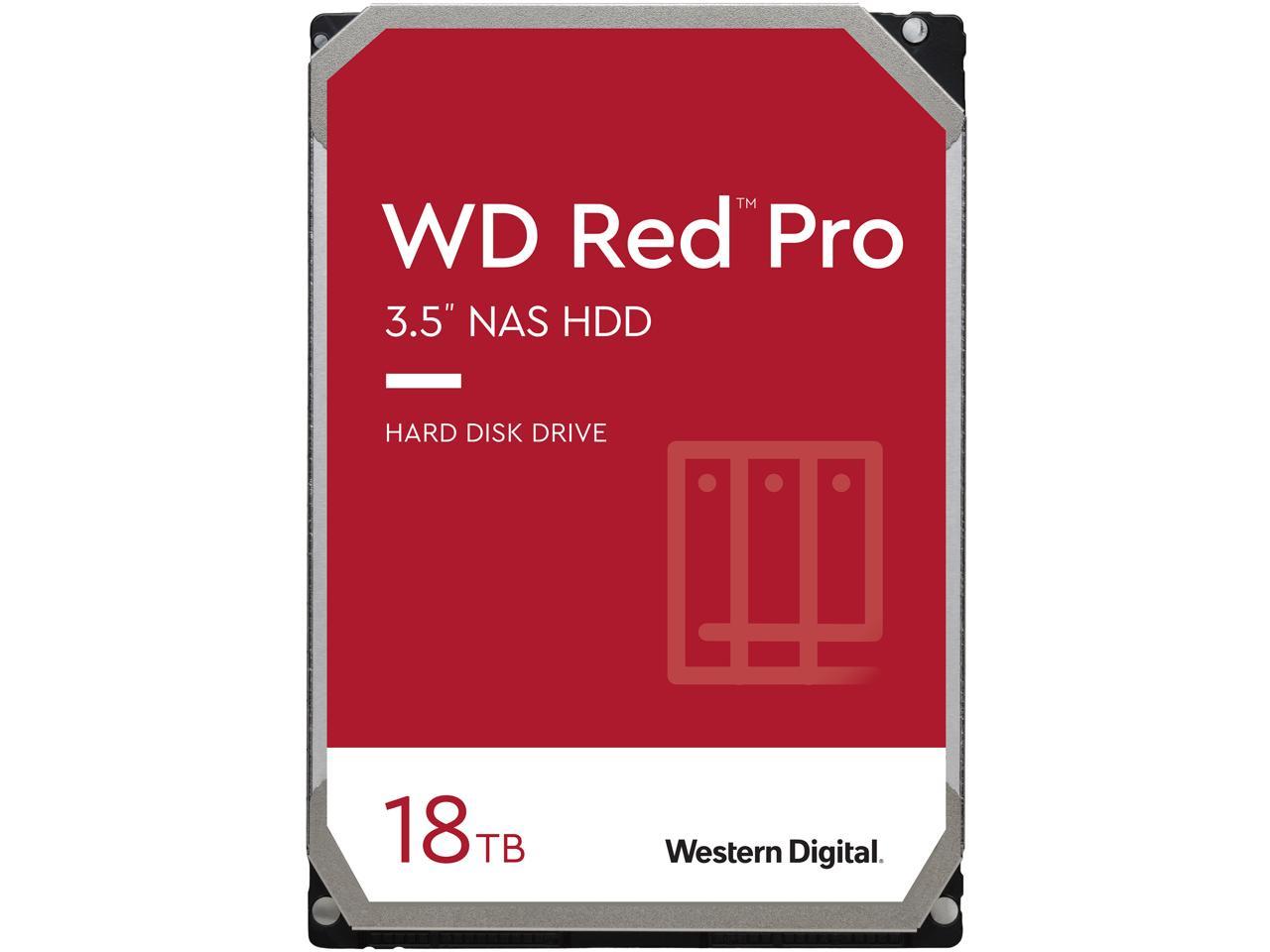 18TB NAS Hard Drive - Enterprise WD Red Pro Storage | Western Digital WD181KFGX