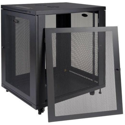 18U Mid-Depth Rack Enclosure Cabinet - Data Center Server Rack | TeciSoft SR18UB