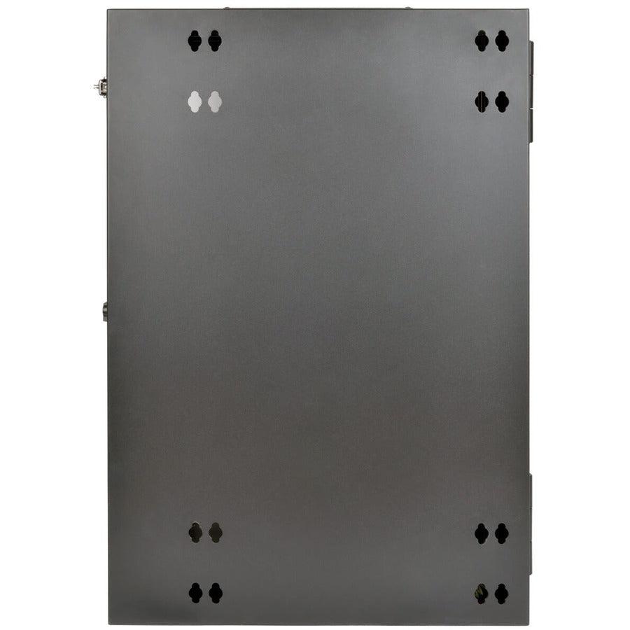 18U Wall Mount Rack Enclosure - UPS Depth Cabinet with Acrylic Window | TecISoft SRW18USDPG