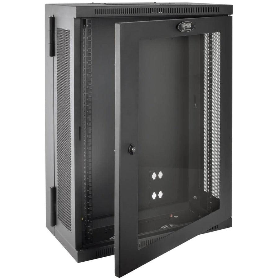 18U Wall Mount Server Rack Cabinet - Patch Depth Network Enclosure | Tripp Lite SRW18US13G