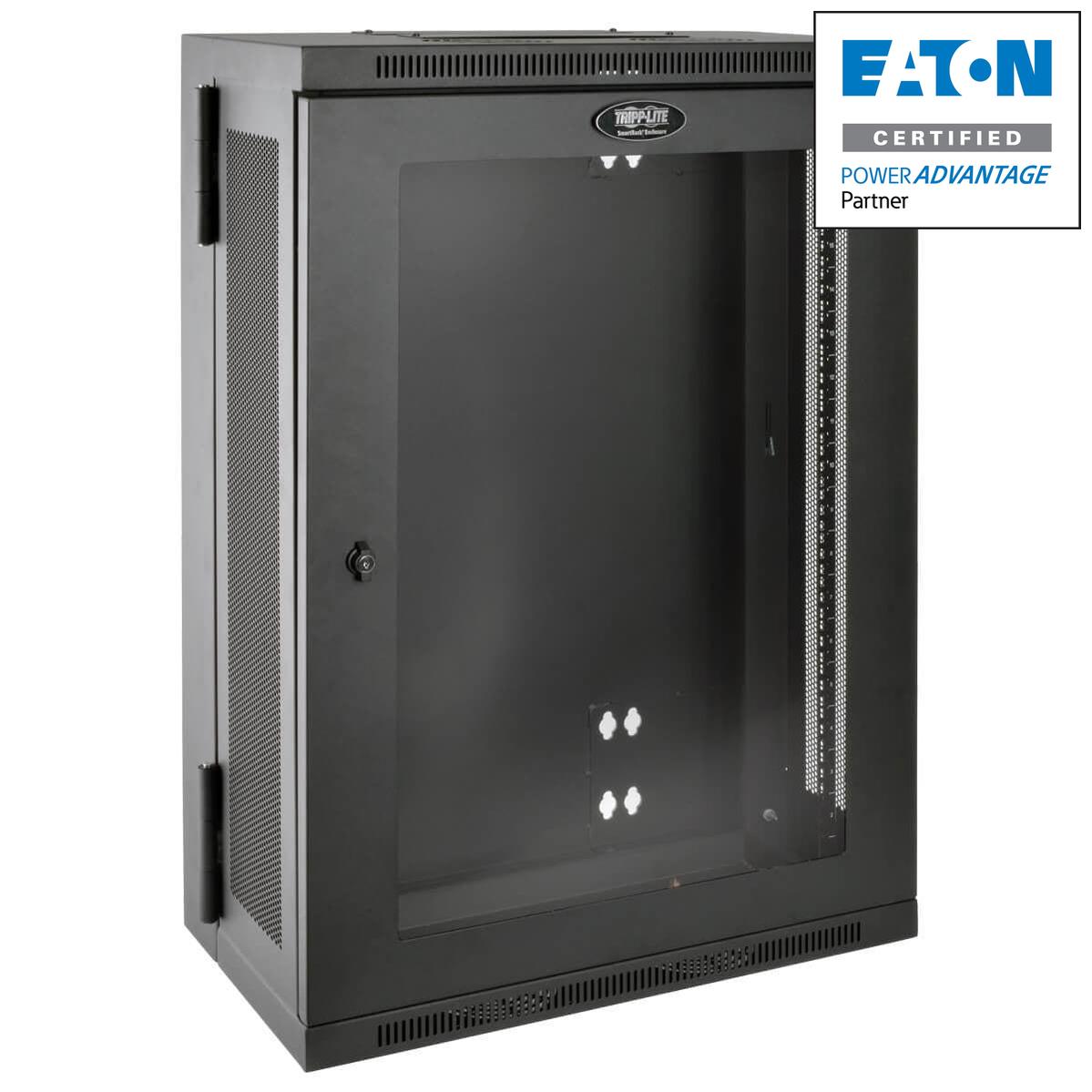 18U Wall Mount Server Rack Cabinet - Patch Depth Network Enclosure | Tripp Lite SRW18US13G