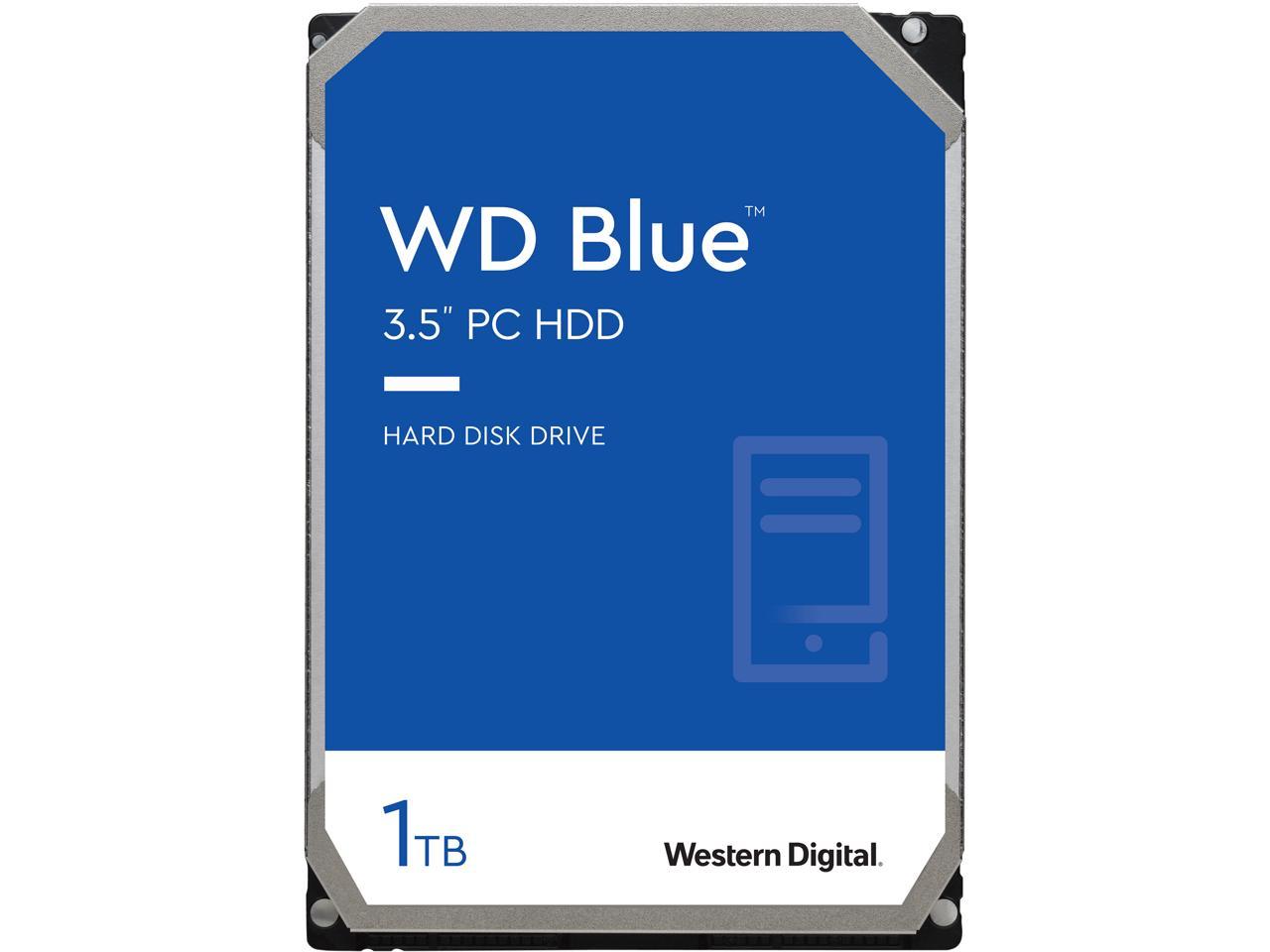 1TB Desktop Hard Drive - Reliable Storage Solution | Western Digital WD10EZRZ