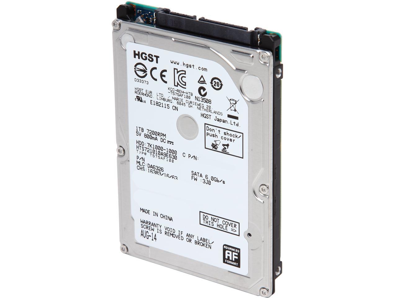 1TB Laptop Hard Drive - High-Performance SATA 7200 RPM | Tecisoft 0J22423