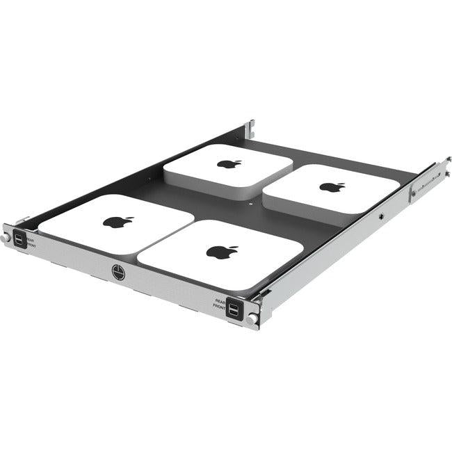 1U Server Rack Shelf Tool-Less Mac Mini Mounting | Rack Solutions 112-5541