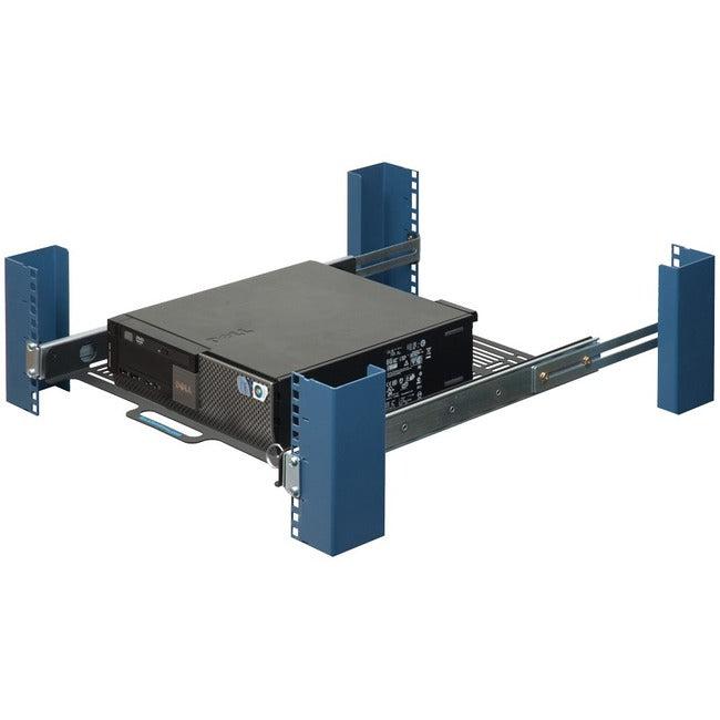 1U Sliding Computer Shelf - 20 Inch Depth Rack Mount Shelf | Rack Solutions 1USHL-112-20
