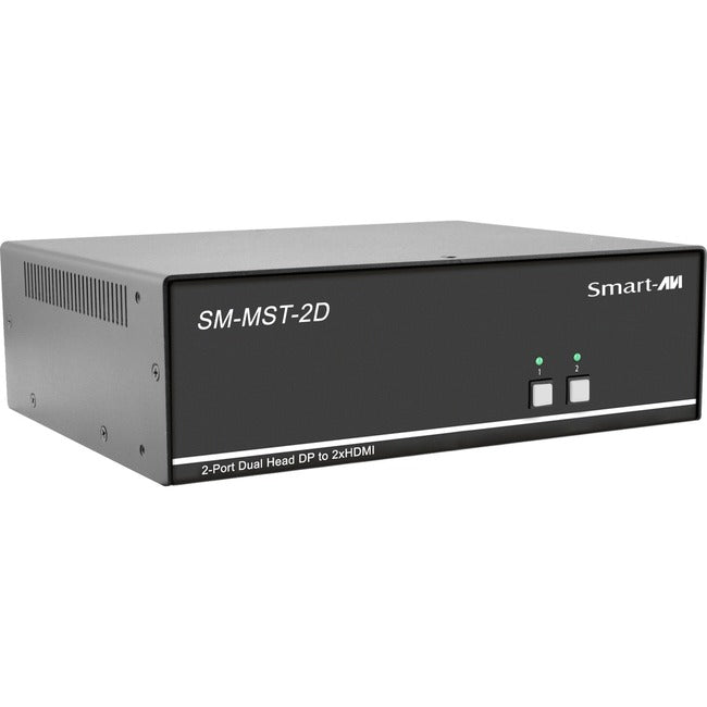 2-Port Dual-Head DP MST KVM Switch - 4K UHD DisplayPort Multi-Stream | Tecisoft SM-MST-2D