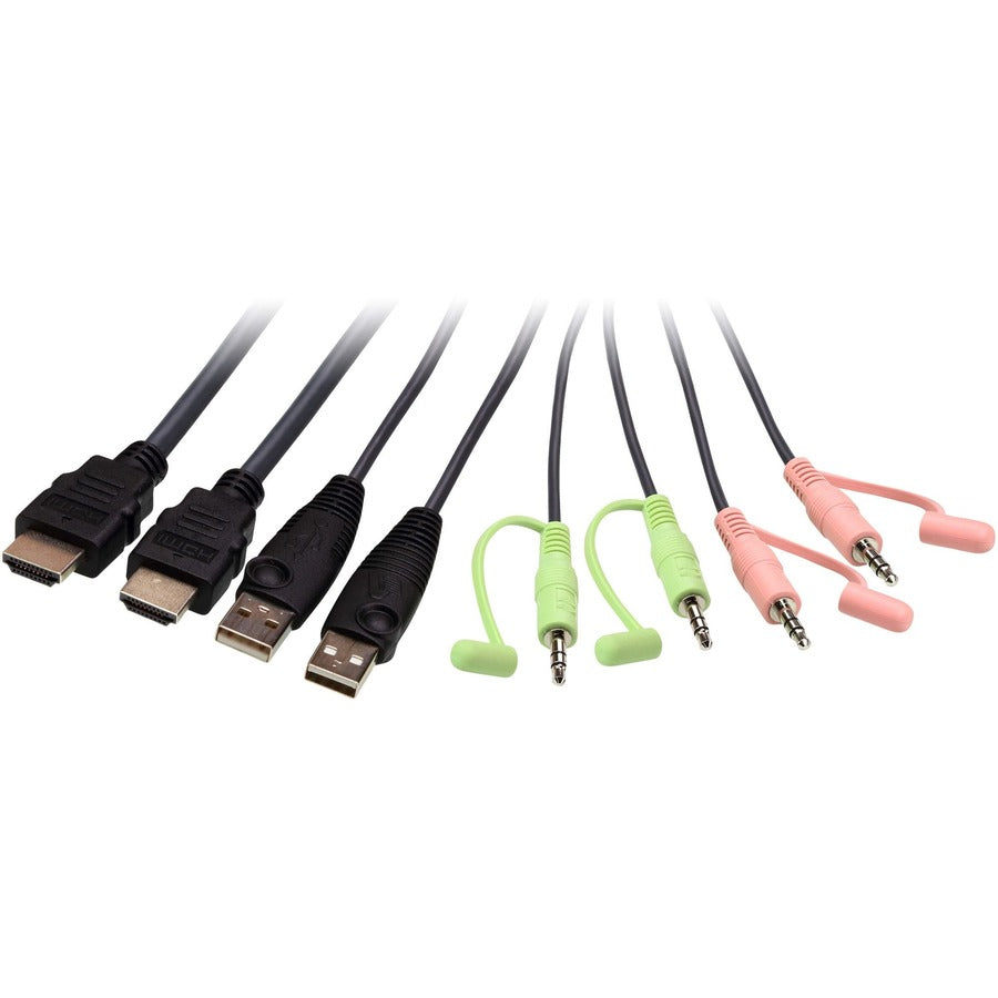 2-Port USB 4K HDMI KVM Switch - Remote Port Selector Cable KVM | ATEN CS22H