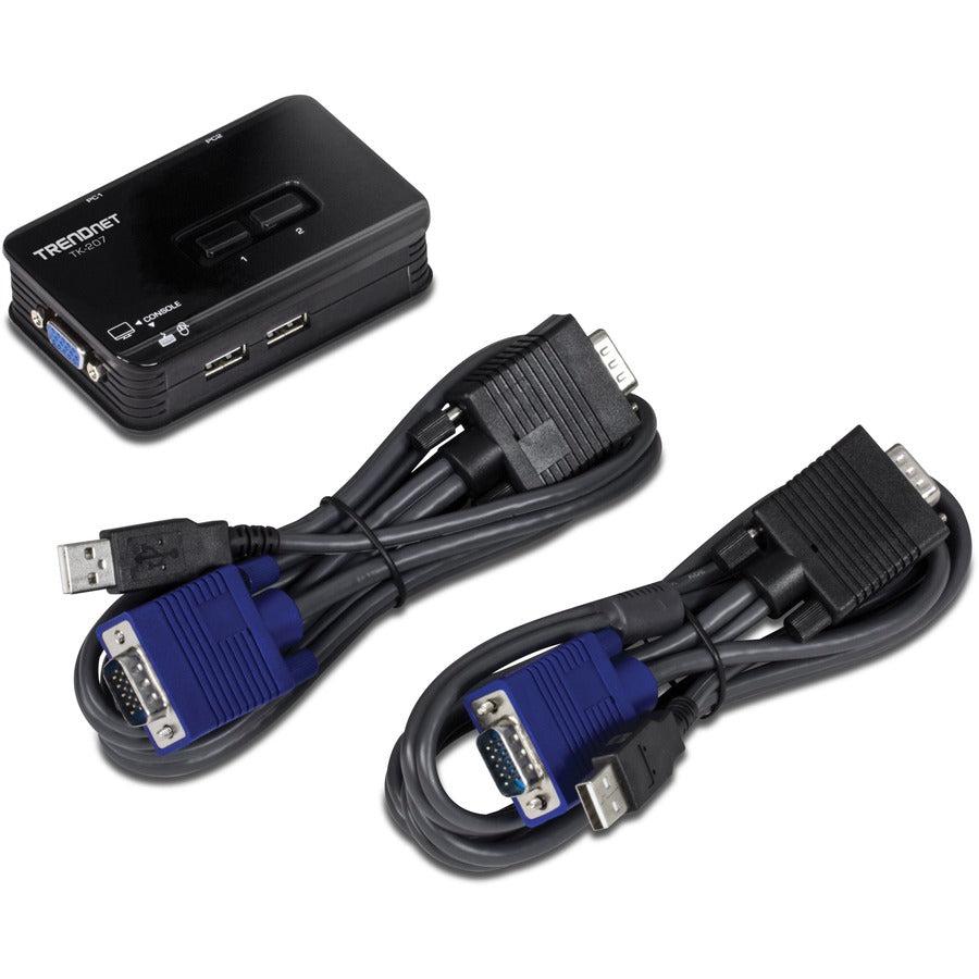 2-Port USB KVM Switch - TRENDnet TK-207K