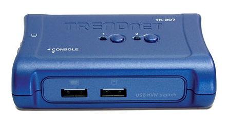 2-Port USB KVM Switch - TRENDnet TK-207K