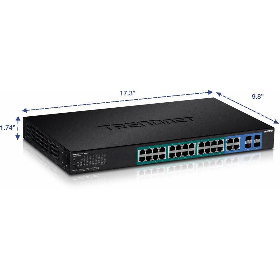 20-Port Gigabit PoE+ Switch - Web Smart Managed Network Infrastructure | TecISoft TPE-1620WS