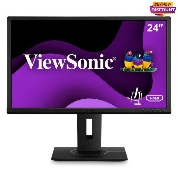 24 Inch Full HD Business Monitor - Ergonomic ViewSonic Display | TecISoft VG2440