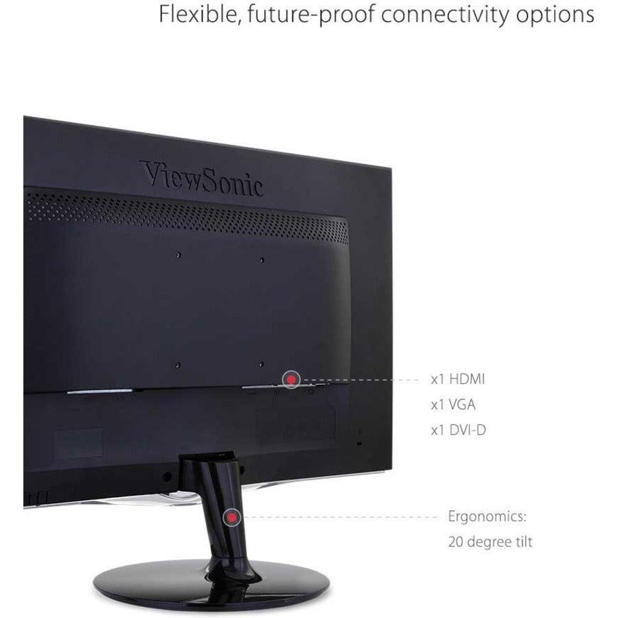 24 Inch Gaming Monitor - ViewSonic VX2452mh Full HD 1080p Display | TecISoft