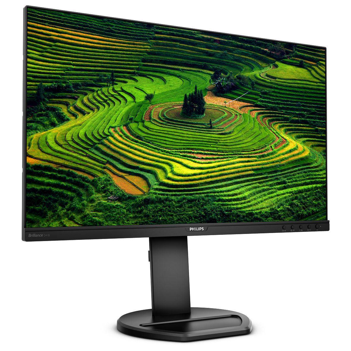 24 Inch IPS Monitor - Philips Full HD LCD Display | TecISoft 241B8QJEB