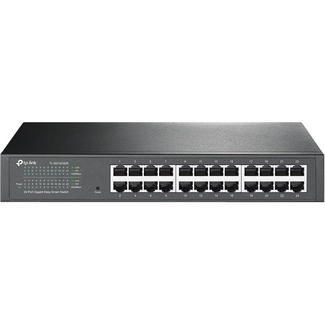 24 Port Gigabit Easy Smart Switch VLAN QoS - TP-LINK TL-SG1024DE | TecSoft