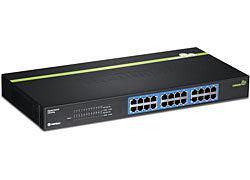 24 Port Gigabit Switch Rackmount Unmanaged - Server Rack Network Switch | TRENDnet TEG-S24G