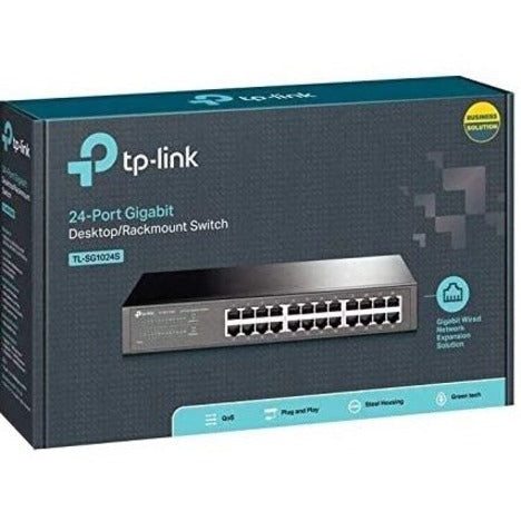 24 Port Gigabit Switch - TP-Link TL-SG1024S Desktop/Rackmount | TeCiSoft