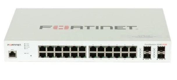 24 Port POE Switch - Fortinet FortiSwitch 224E-POE Enterprise Managed Switch | TecISoft FS-224E-POE