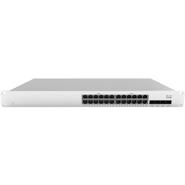 24 Port PoE Switch - Cisco Meraki MS210-24P Cloud-Managed L2 Gigabit Ethernet 370W Switch | TecISoft MS210-24P-HW