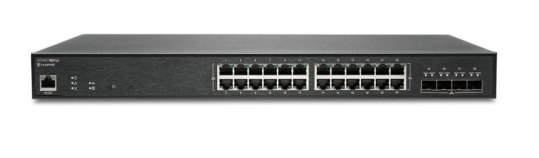24-Port PoE Switch - Enterprise Network Switch with SFP+ | SonicWall 02-SSC-2468