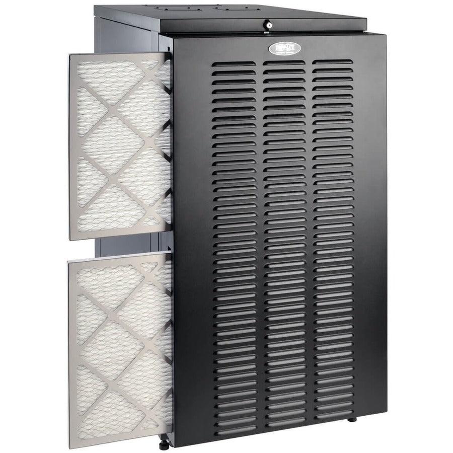 24U Rack Enclosure for Harsh Environments - IP54 Industrial Server Cabinet | TecIsoft SR24UBFFD