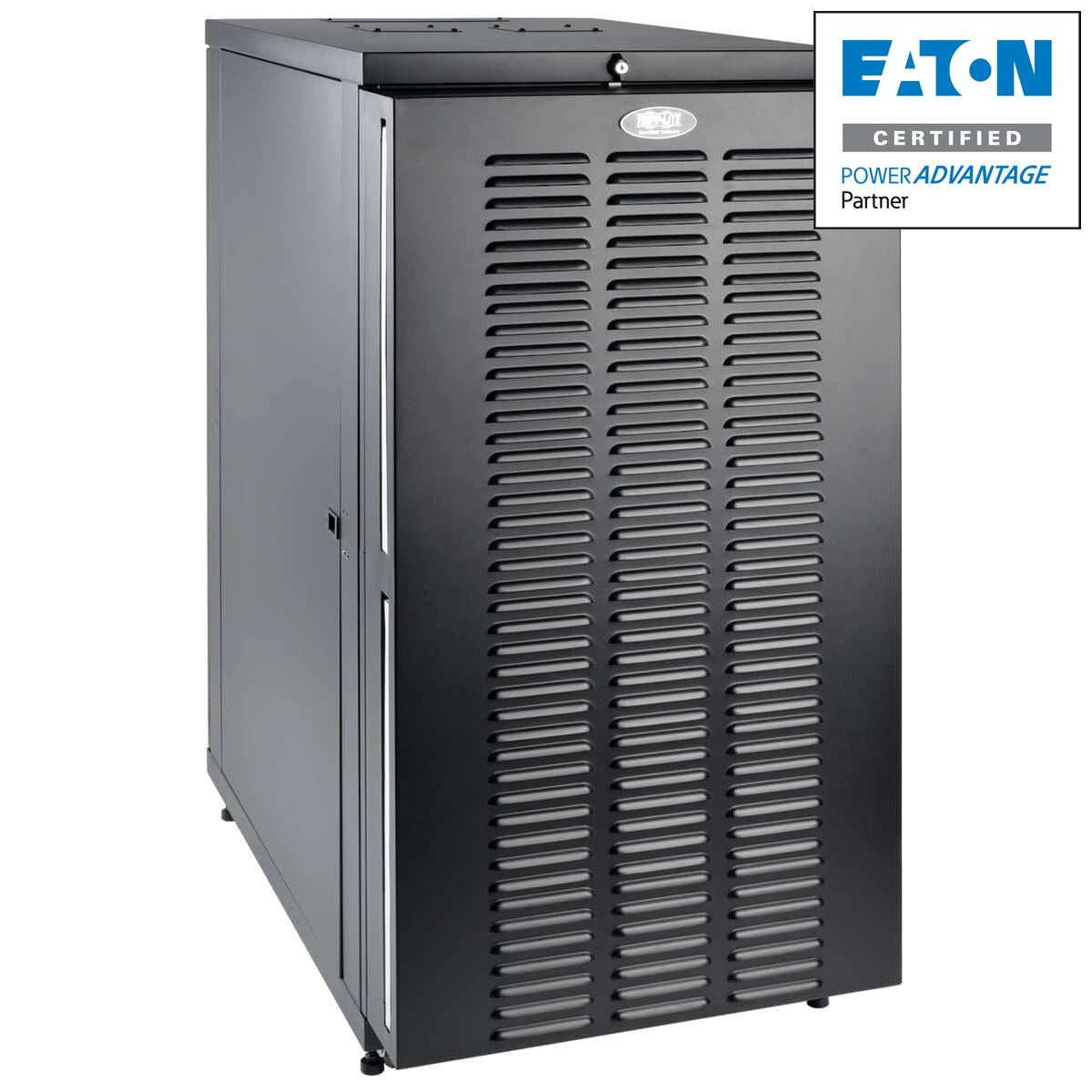 24U Rack Enclosure for Harsh Environments - IP54 Industrial Server Cabinet | TecIsoft SR24UBFFD