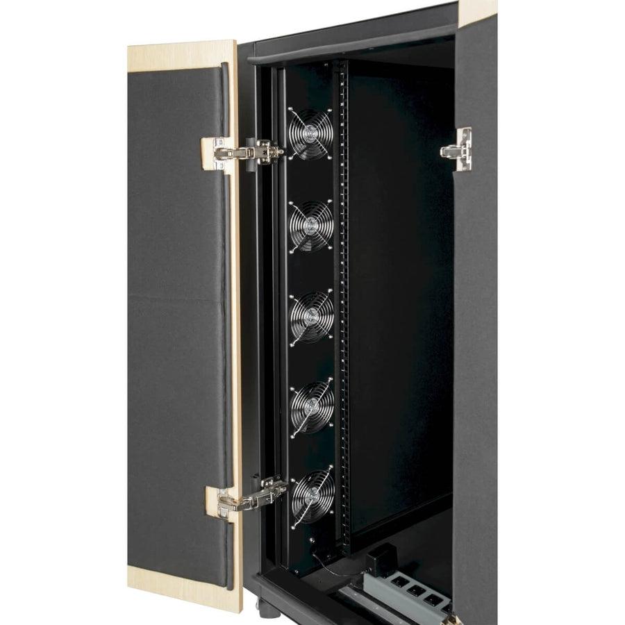 24U Sound Proof Server Rack - Quiet Enclosure with Noise Suppression | Tripp Lite SRQ24U