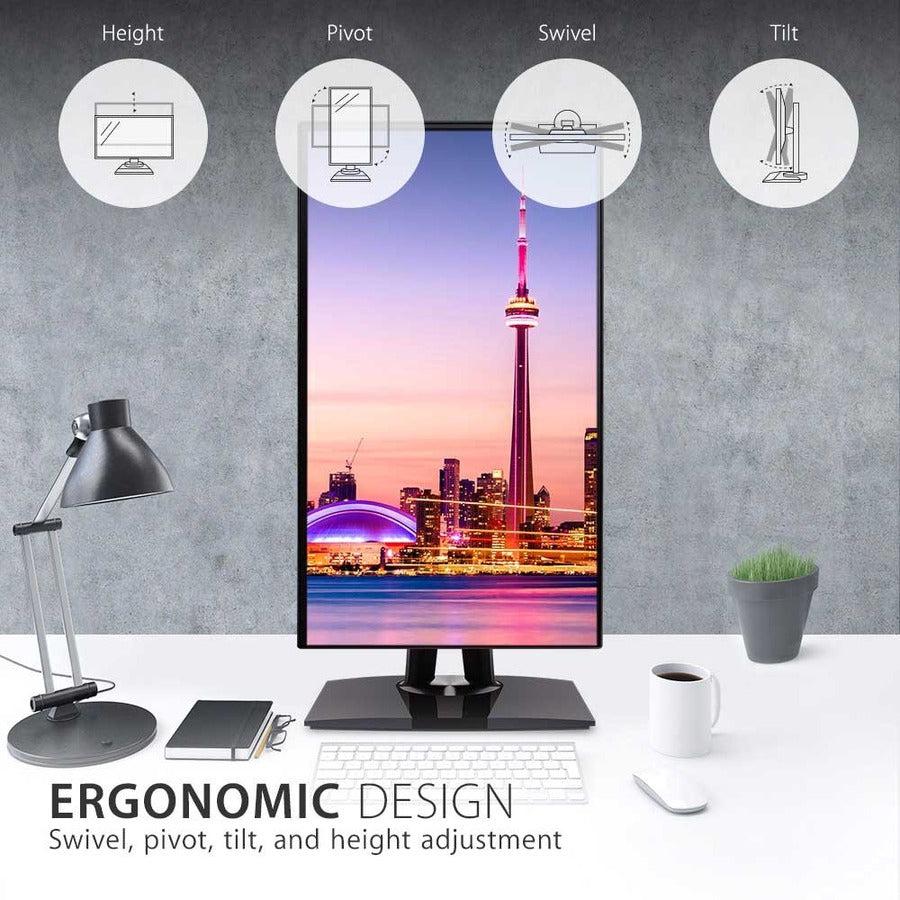 27 Inch ColorPro Monitor - Professional QHD Display with USB-C | TecISoft VP2768A
