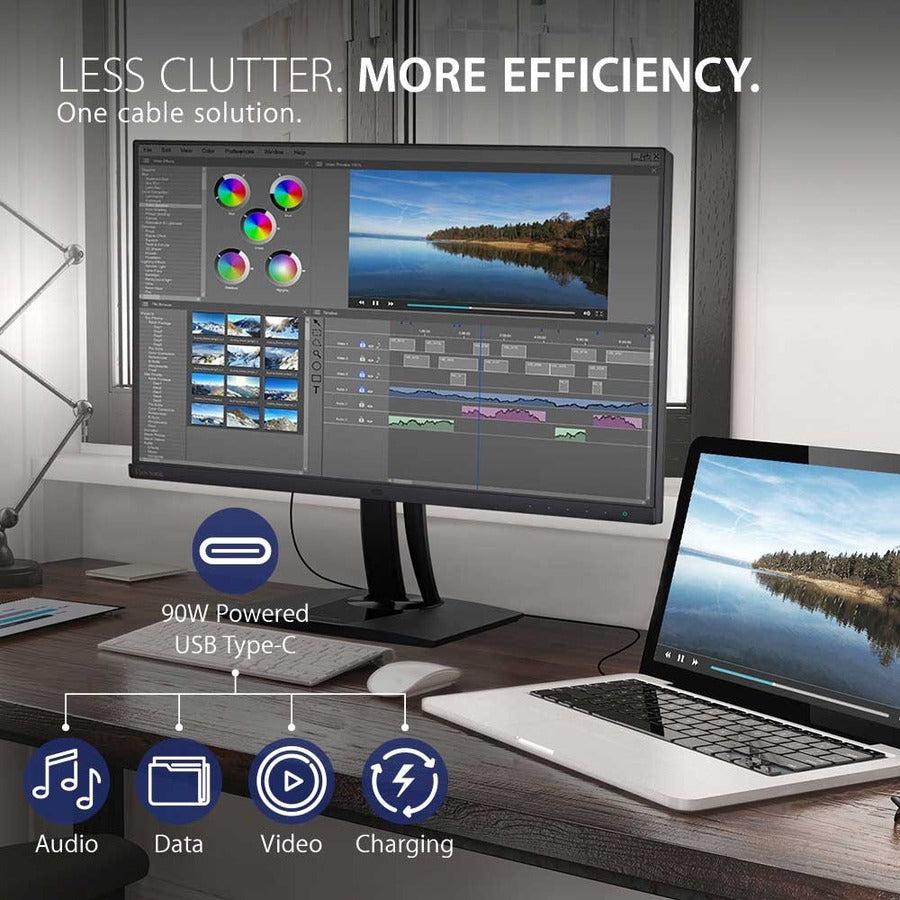 27 Inch ColorPro Monitor - Professional QHD Display with USB-C | TecISoft VP2768A